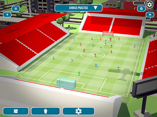 Gameplay of the Footy ball tournament 2018 for Android phone or tablet.