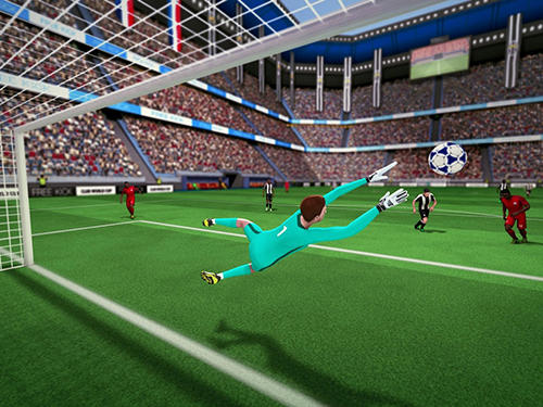 Gameplay of the Free kick club world cup 17 for Android phone or tablet.