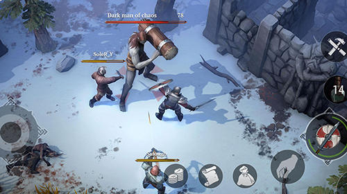 Gameplay of the Frostborn for Android phone or tablet.