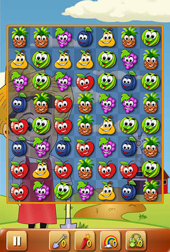 Gameplay of the Fruit dash for Android phone or tablet.