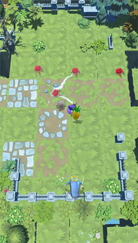 Gameplay of the Fruitopia: Blueberry vs. raspberry for Android phone or tablet.