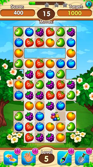 Full version of Android apk app Fruits forest: Match 3 mania for tablet and phone.