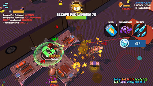 Gameplay of the Full metal jackpot for Android phone or tablet.