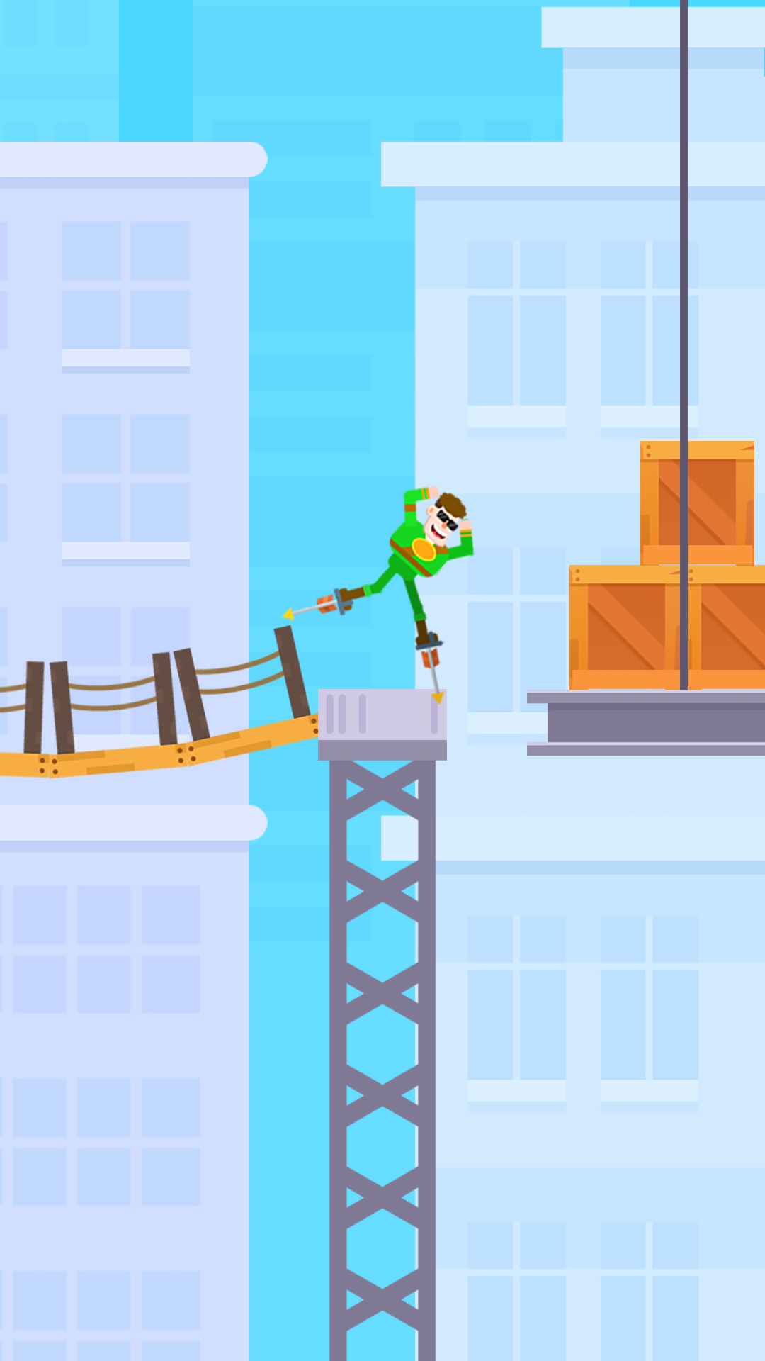 Gameplay of the Funny Walk for Android phone or tablet.