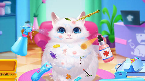 Gameplay of the Furry pet hospital for Android phone or tablet.