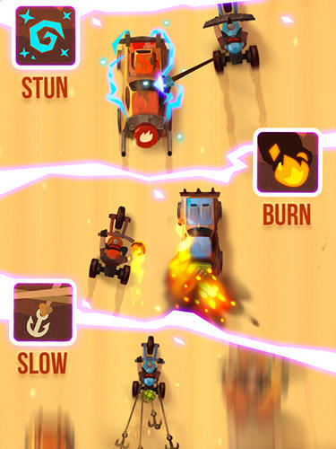 Gameplay of the Fury cars for Android phone or tablet.