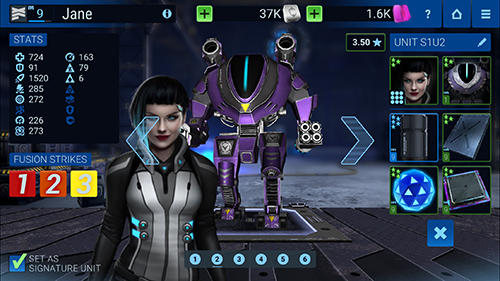 Gameplay of the Fusion guards for Android phone or tablet.