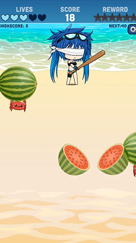 Gameplay of the Gacha resort for Android phone or tablet.