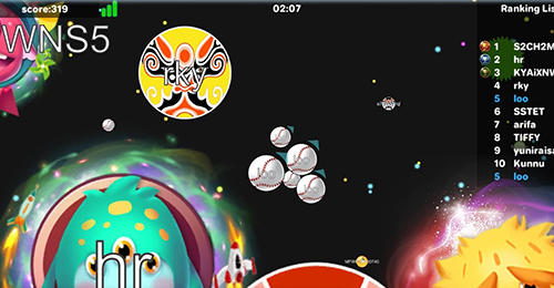 Gameplay of the Gaga ball: Casual games for Android phone or tablet.