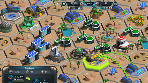 Gameplay of the Galactic colonies for Android phone or tablet.
