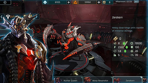 Gameplay of the Galactic frontline for Android phone or tablet.
