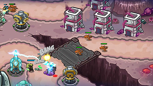 Gameplay of the Galaxy defense: Lost planet for Android phone or tablet.