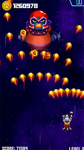Gameplay of the Galaxy of animals: Space shooter. Universe for Android phone or tablet.