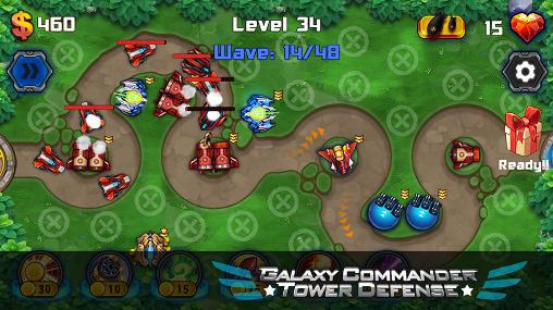 Full version of Android apk app Galaxy commander: Tower defense for tablet and phone.