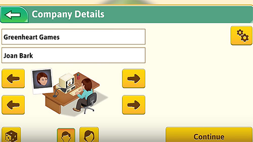 Gameplay of the Game dev tycoon for Android phone or tablet.
