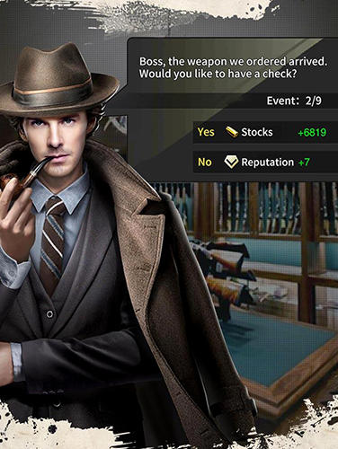 Gameplay of the Game of mafia: Be the godfather for Android phone or tablet.