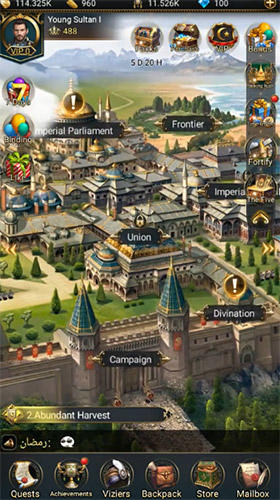 Gameplay of the Game of sultans for Android phone or tablet.