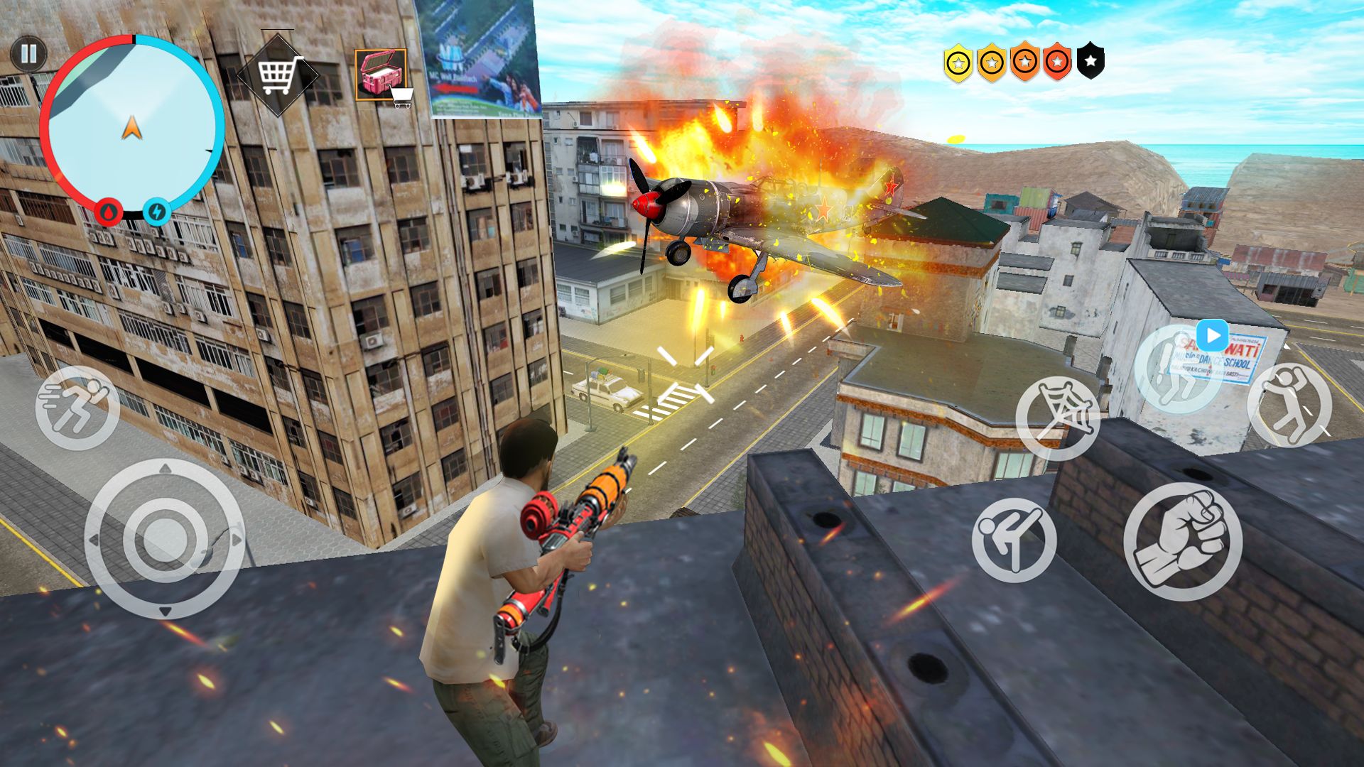 Gameplay of the Gangster party: Gangland war for Android phone or tablet.