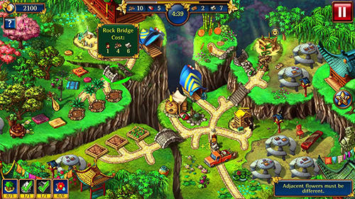 Gameplay of the Gardens inc. 4: Blooming stars for Android phone or tablet.