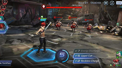 Gameplay of the Gate six: Cyber persona for Android phone or tablet.
