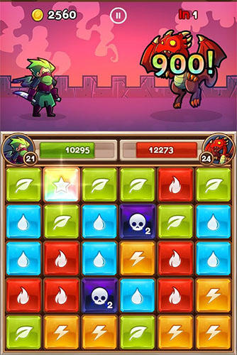 Gameplay of the Gem hunters for Android phone or tablet.