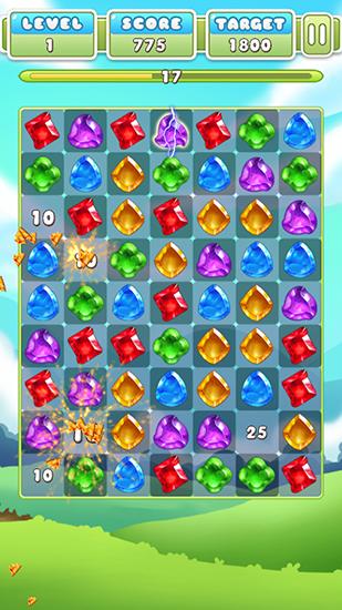 Full version of Android apk app Gem crush. Crazy gem match fever for tablet and phone.