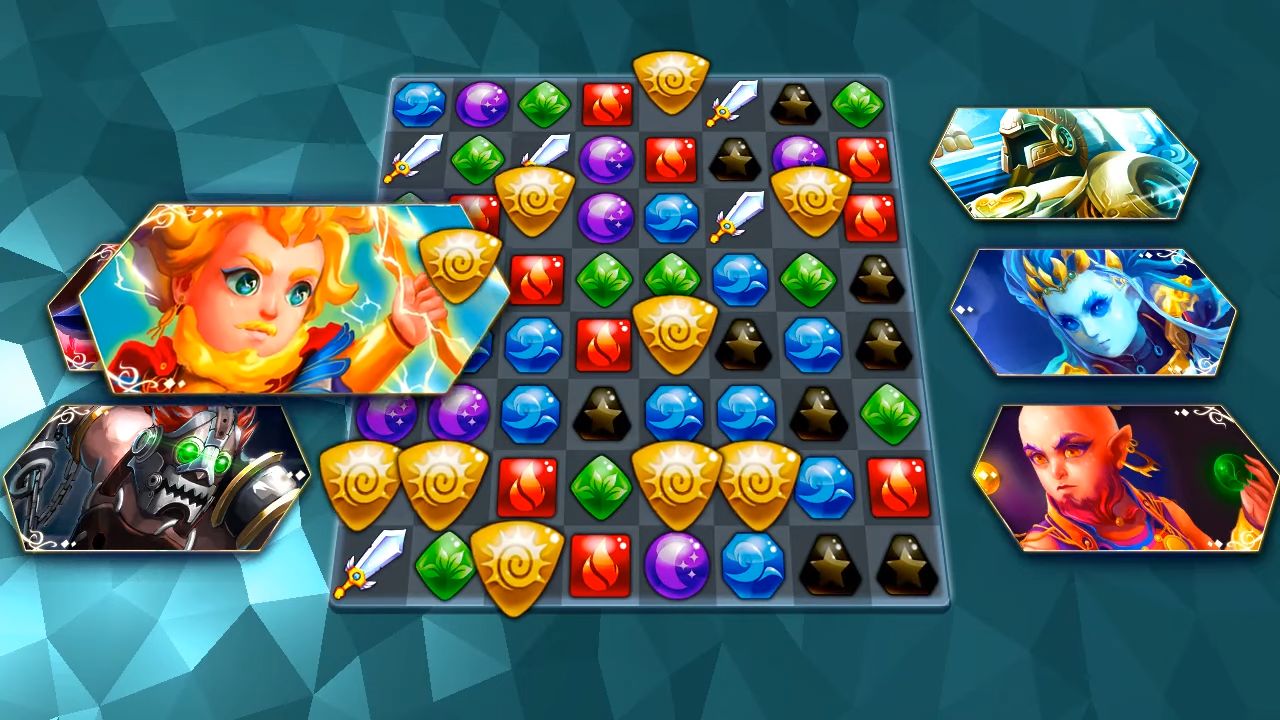 Gameplay of the Gems of Gods for Android phone or tablet.