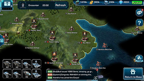 Gameplay of the General order: Stay alert for Android phone or tablet.