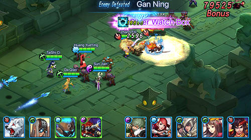 Gameplay of the Generals call for Android phone or tablet.