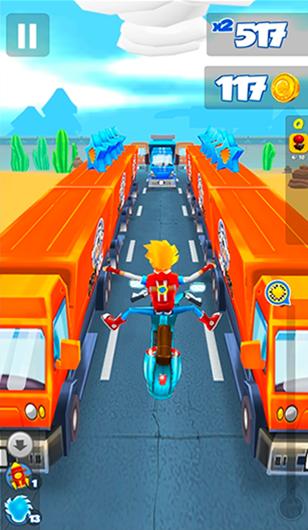Full version of Android apk app Get Ghost! Stunt bike runner for tablet and phone.