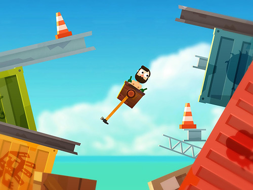 Gameplay of the Getting over it with Robinson for Android phone or tablet.