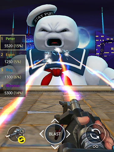 Gameplay of the Ghostbusters world for Android phone or tablet.