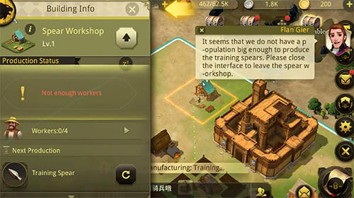Gameplay of the Glory of empire for Android phone or tablet.