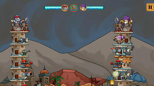 Gameplay of the Glory of tower battle for Android phone or tablet.