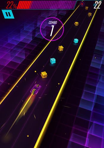 Gameplay of the Glow wheels for Android phone or tablet.