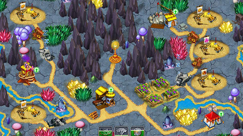 Gameplay of the Gnomes garden: New home for Android phone or tablet.