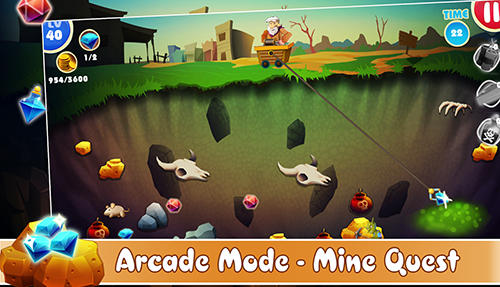 Full version of Android apk app Gold miner: Adventure. Mine quest for tablet and phone.