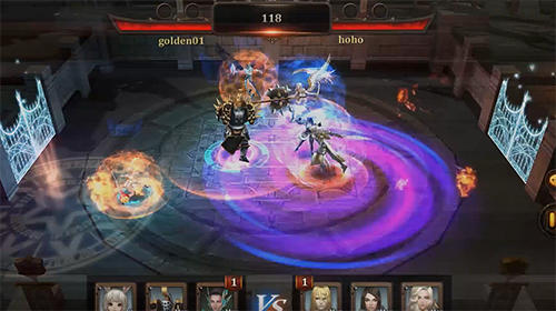 Gameplay of the Golden knights universe for Android phone or tablet.