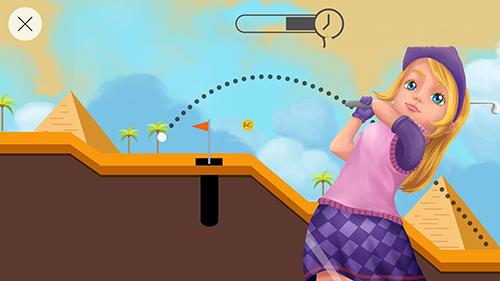 Gameplay of the Golf game one for Android phone or tablet.