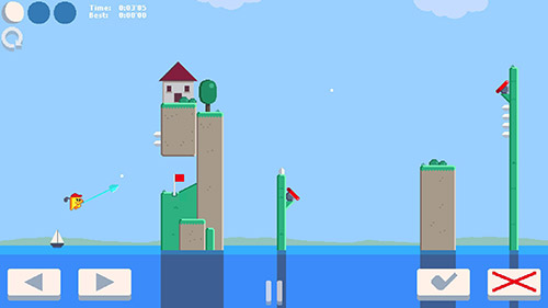 Gameplay of the Golf zero for Android phone or tablet.