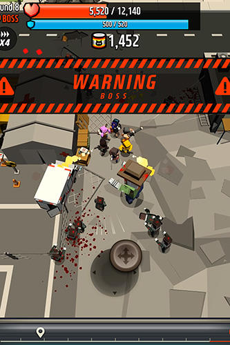 Gameplay of the Good bye! Zombie for Android phone or tablet.