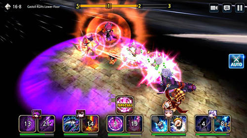 Gameplay of the Grand chase M: Action RPG for Android phone or tablet.