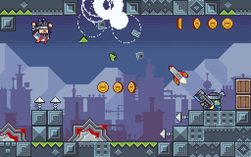 Gameplay of the Gravity dash: Runner game for Android phone or tablet.