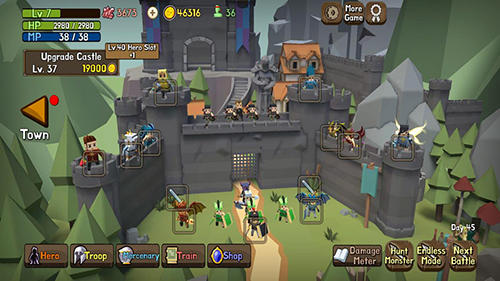 Gameplay of the Grow kingdom for Android phone or tablet.