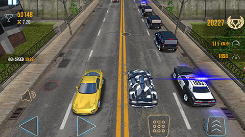 Gameplay of the GTR traffic rivals for Android phone or tablet.