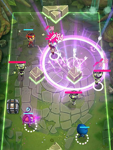 Gameplay of the Gumball heroes: Action RPG battle game for Android phone or tablet.