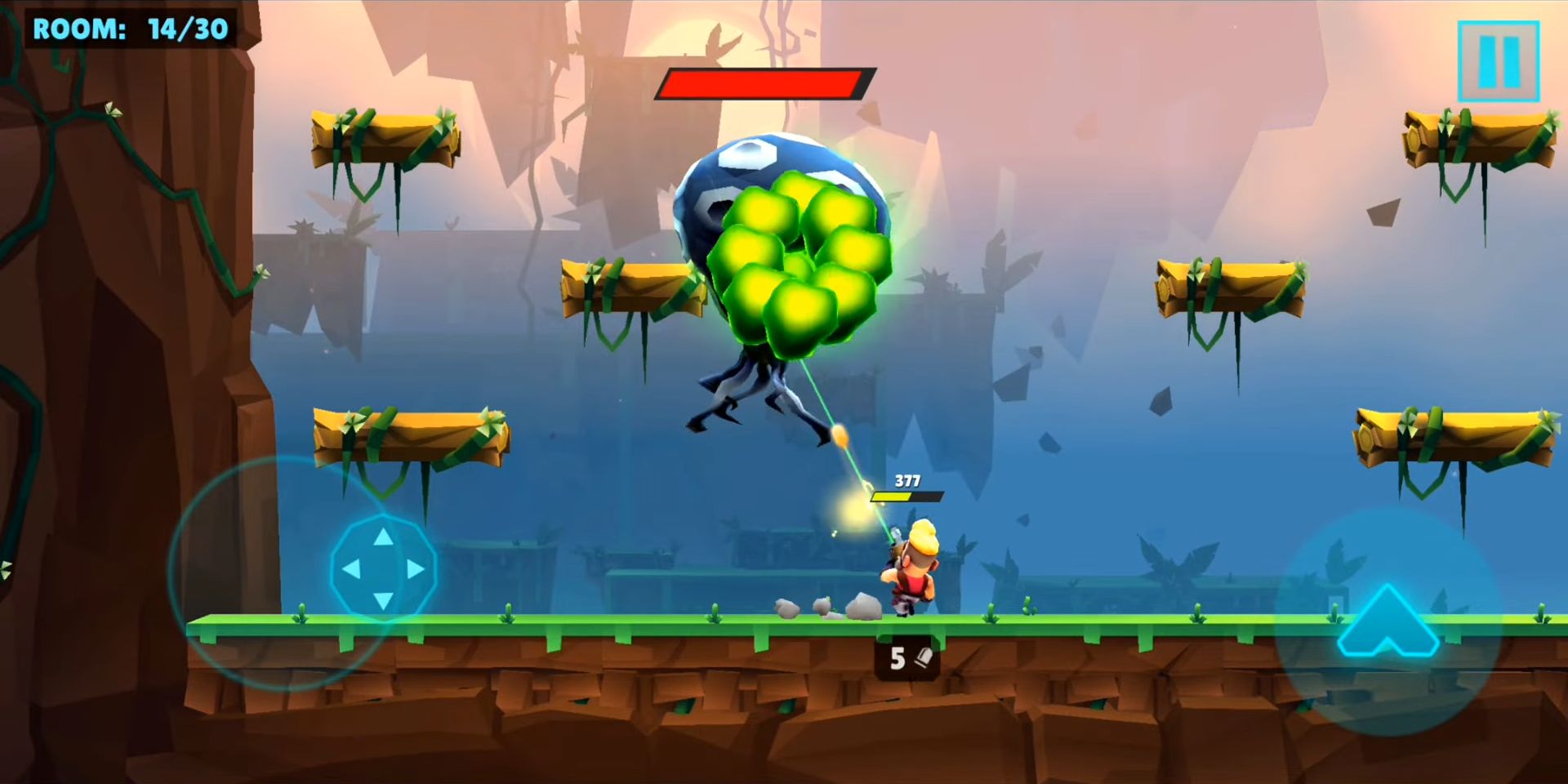 Gameplay of the Gun Fungus for Android phone or tablet.