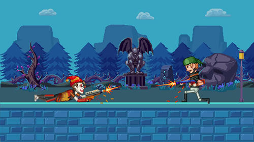Gameplay of the Gunblood fight for Android phone or tablet.