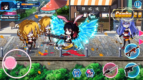 Gameplay of the Gunfight girls for Android phone or tablet.