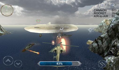 Full version of Android apk app Gunship combat: Helicopter war for tablet and phone.
